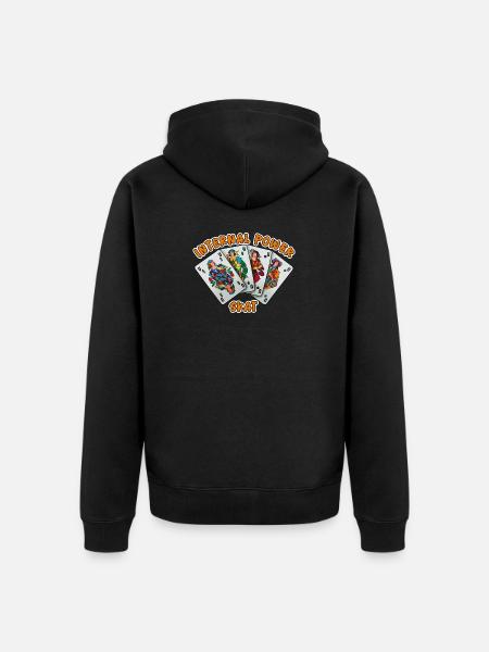 Skat: Mental strength - Unisex Premium Organic Zip Hoodie - black