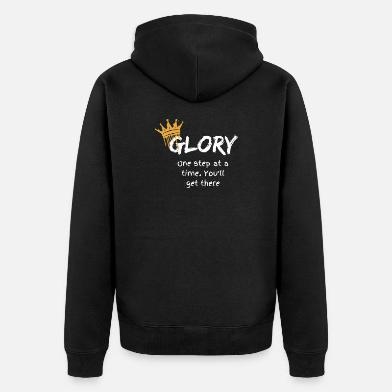 Glory - Veste à capuche bio Premium Unisexe - noir