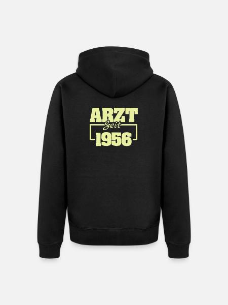 1956 - Unisex Premium Bio Zip Hoodie - Schwarz
