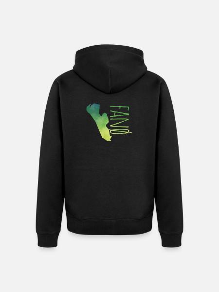 Fanoe - Unisex Premium Organic Zip Hoodie - black