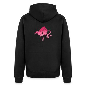 Ballett-Tänzer - Ballett-Schuh-T-Shirt - Unisex Premium Bio Zip Hoodie - Schwarz - Hinten - Nico (187cm)