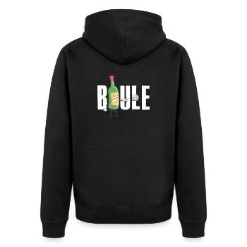 Boules de Boccia Boules de Boules de Boules de Boules de Boccia Tenue de pétanque - Veste à capuche bio Premium Unisexe - noir - Dos - Nico (187cm)