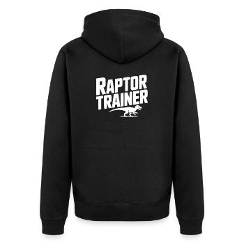 Entraîneur Raptor - Veste à capuche bio Premium Unisexe - noir - Dos - Nico (187cm)