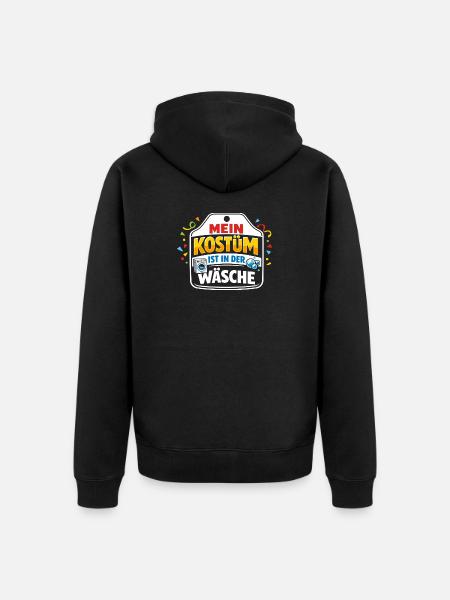 Carnival Costume Lingerie Funny Gift - Unisex Premium Organic Zip Hoodie - black