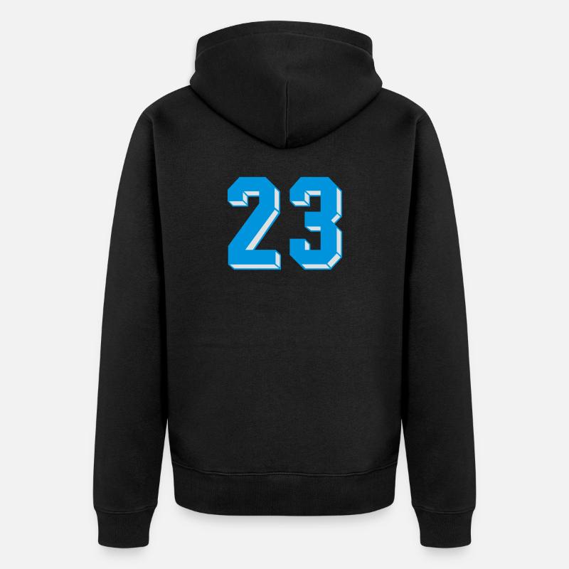 dreiundzwanzig - Veste à capuche bio Premium Unisexe - noir