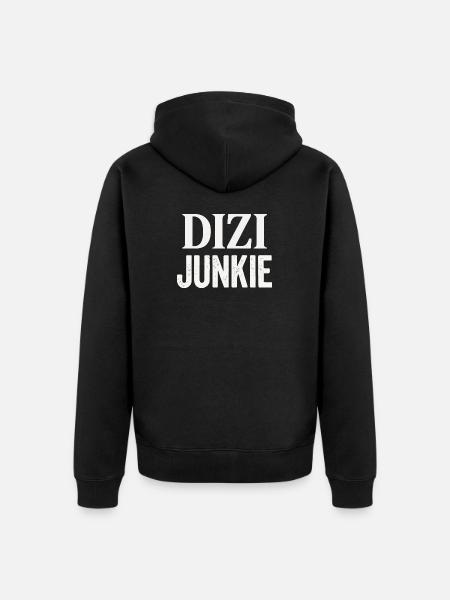 DIZI Junkie Turc Turc Dictons - Veste à capuche bio Premium Unisexe - noir