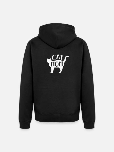 Chats Chats - Veste à capuche bio Premium Unisexe - noir