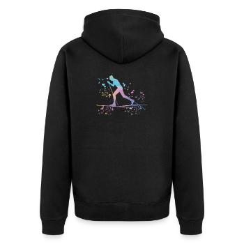 Ski de fond Ski de fond - Veste à capuche bio Premium Unisexe - noir - Dos - Nico (187cm)