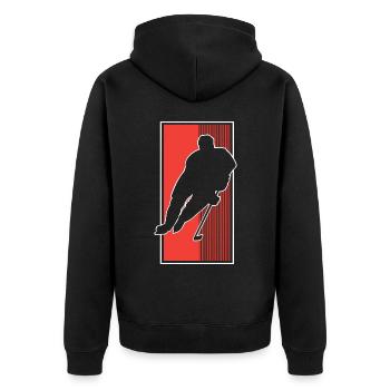 Eishockey Hockey sur glace - Veste à capuche bio Premium Unisexe - noir - Dos - Nico (187cm)