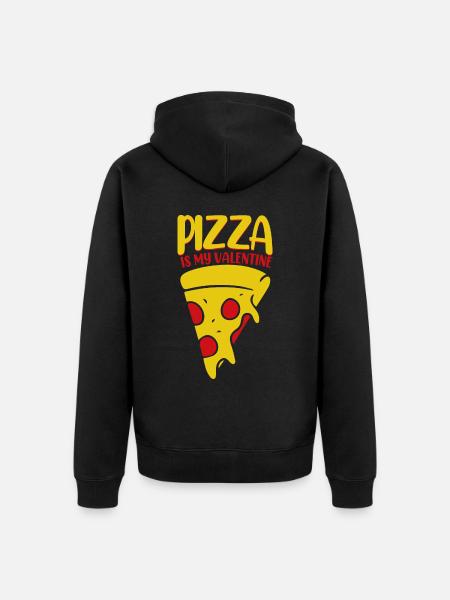 Pizza - Veste à capuche bio Premium Unisexe - noir