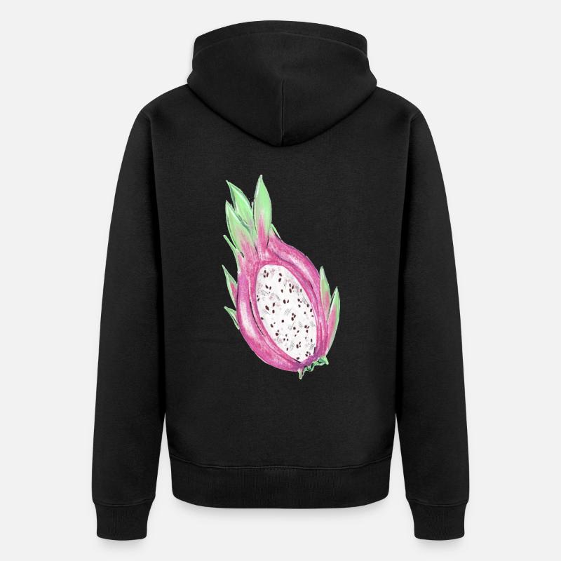 Fruit du dragon - Veste à capuche bio Premium Unisexe - noir