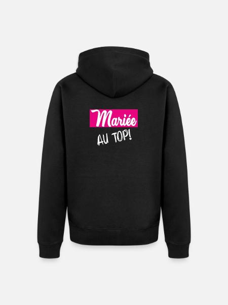 MARIEE - Veste à capuche bio Premium Unisexe - noir