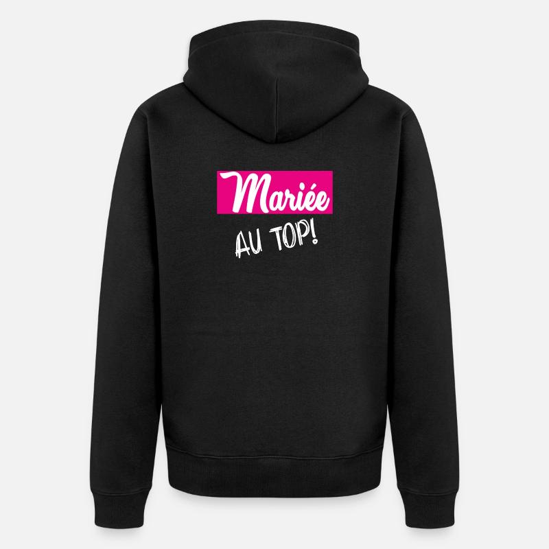 MARIEE - Veste à capuche bio Premium Unisexe - noir