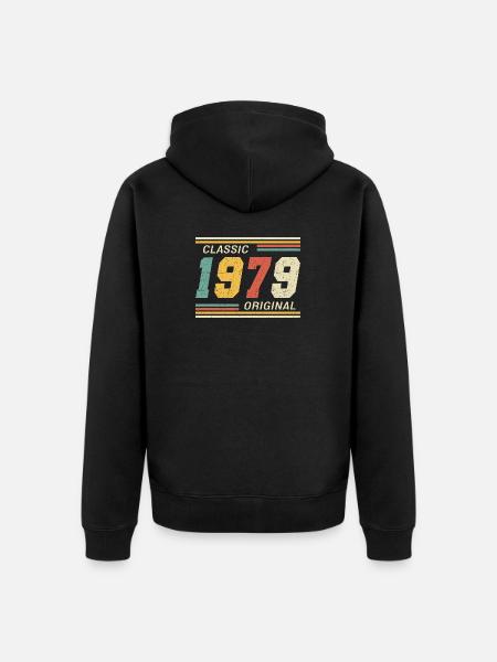 Classique 1979 original 1979 - Veste à capuche bio Premium Unisexe - noir