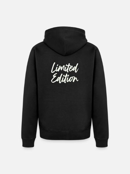 limited_edition- - Veste à capuche bio Premium Unisexe - noir