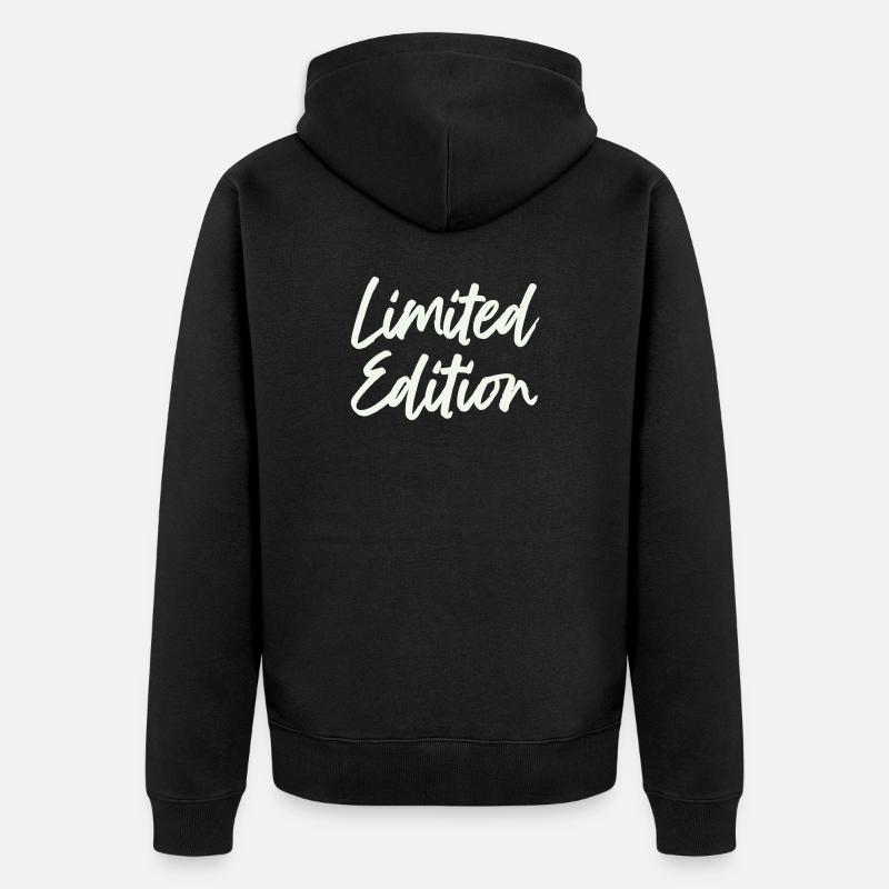 limited_edition- - Veste à capuche bio Premium Unisexe - noir