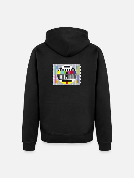 Test-Bild - Unisex Premium Bio Zip Hoodie - Schwarz