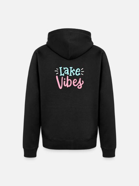 See Seeliebhaber - Unisex Premium Bio Zip Hoodie - Schwarz