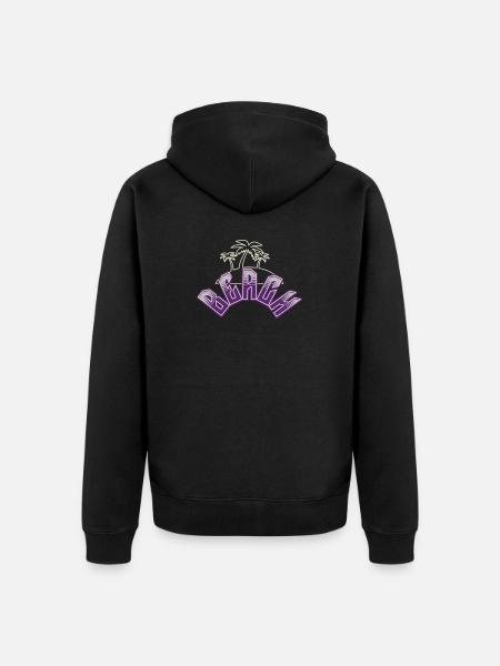 Plage - Veste à capuche bio Premium Unisexe - noir