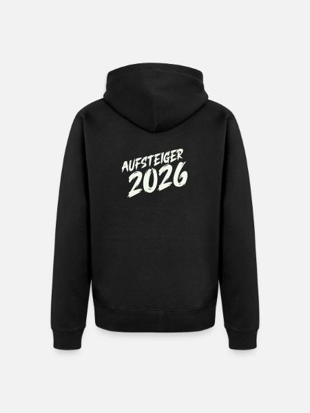 Rising Star 2026 Design - Unisex Premium Organic Zip Hoodie - black