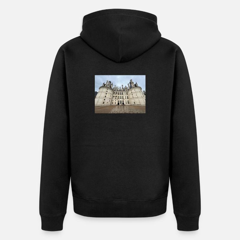 Chateau de Chambord - Veste à capuche bio Premium Unisexe - noir