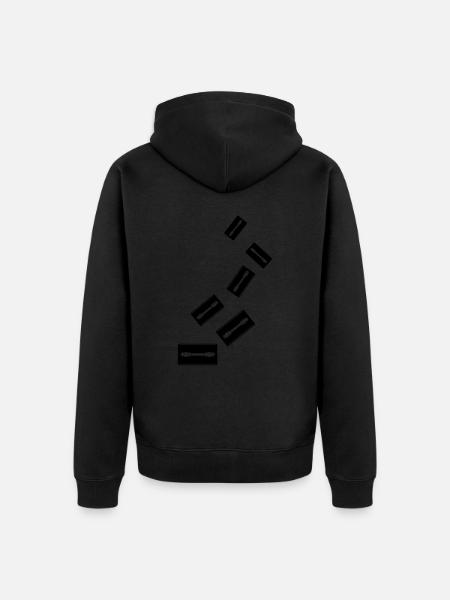 Razor Blade Icon Icon - Unisex Premium Organic Zip Hoodie - black