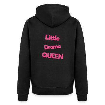 Dictons de bébé - Veste à capuche bio Premium Unisexe - noir - Dos - Nico (187cm)
