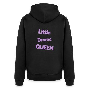 Dictons de bébé - Veste à capuche bio Premium Unisexe - noir - Dos - Nico (187cm)