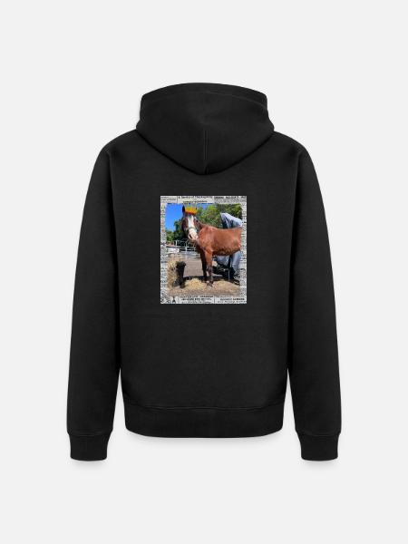 Sunny Princess - Unisex Premium Bio Zip Hoodie - Schwarz