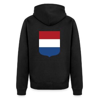 Pays-Bas - Veste à capuche bio Premium Unisexe - noir - Dos - Nico (187cm)