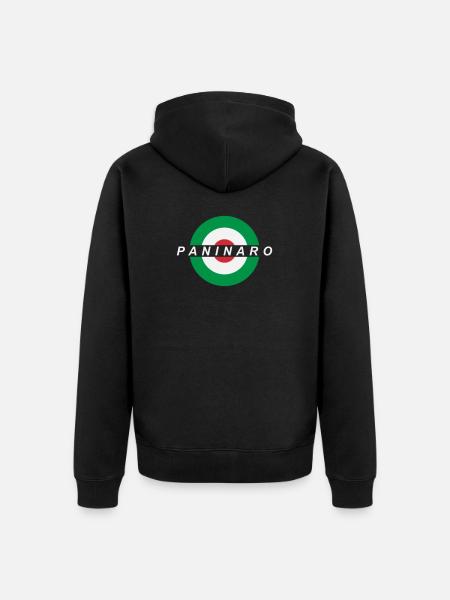 Paninaro - Veste à capuche bio Premium Unisexe - noir