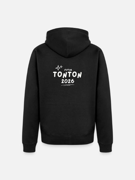 Future Uncle 2026 - Unisex Premium Organic Zip Hoodie - black