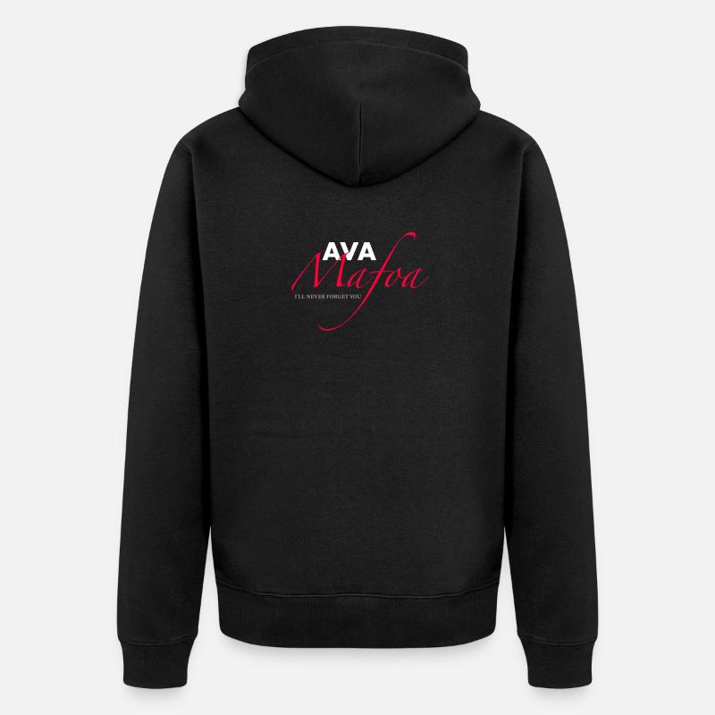 Ava Mafoa - Veste à capuche bio Premium Unisexe - noir