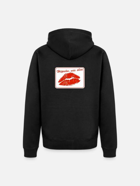 I'm ashamed, so I'm - Unisex Premium Organic Zip Hoodie - black