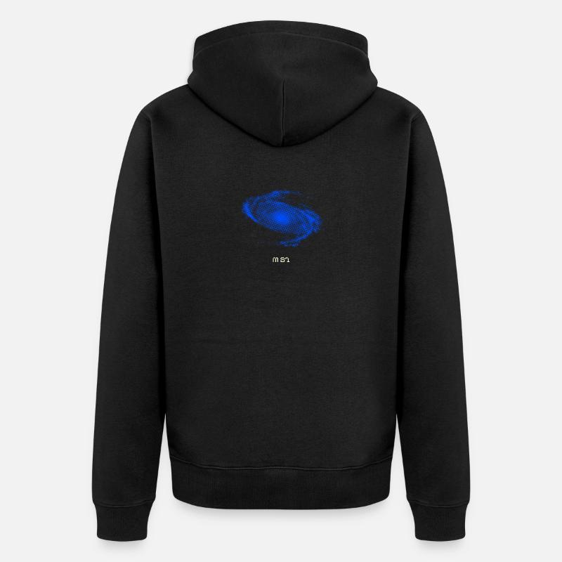 M81 - La galaxie de Bode - Veste à capuche bio Premium Unisexe - noir