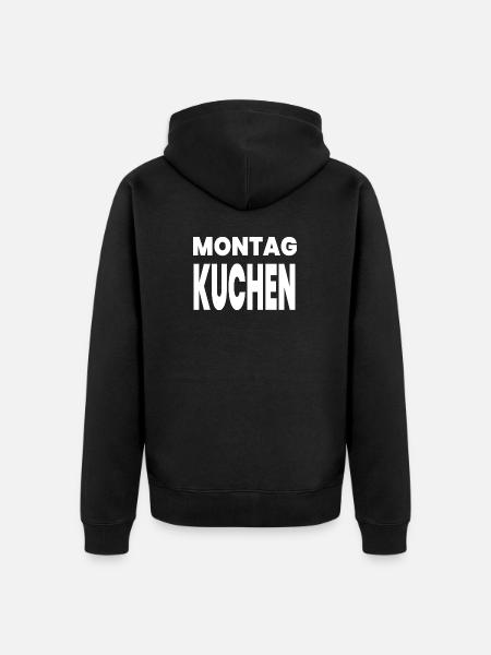 Kuchen - Unisex Premium Bio Zip Hoodie - Schwarz