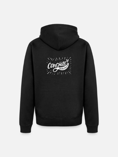 Marriage Marriage Bachelor Party - Unisex Premium Organic Zip Hoodie - black