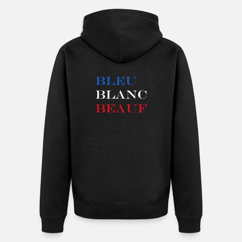 beeuf - Veste à capuche bio Premium Unisexe - noir