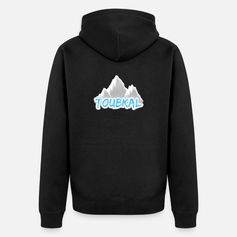 Cadeau pour Toubkal - Veste à capuche bio Premium Unisexe - noir
