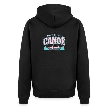 J'peux pas j'ai CANOE - Veste à capuche bio Premium Unisexe - noir - Dos - Nico (187cm)