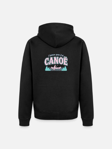 J'peux pas j'ai CANOE - Veste à capuche bio Premium Unisexe - noir