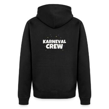 Carnival Crew Carnival Costume Party Group Celebrations - Unisex Premium Organic Zip Hoodie - black - Back - Nico (187cm)