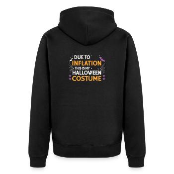 Costume d’Halloween Inflation - Veste à capuche bio Premium Unisexe - noir - Dos - Nico (187cm)
