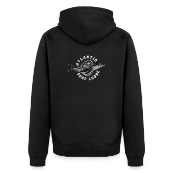 Atlantic Surf Lodge - Veste à capuche bio Premium Unisexe - noir - Dos - Nico (187cm)