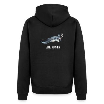 Ray Humor Shirt pour les fans de la mer - Veste à capuche bio Premium Unisexe - noir - Dos - Nico (187cm)