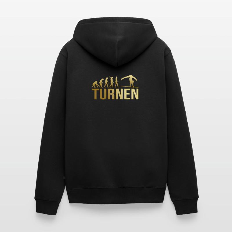 Evolution Turnen Unisex Premium Bio Zip Hoodie