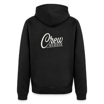 membre d’équipage - Veste à capuche bio Premium Unisexe - noir - Dos - Nico (187cm)