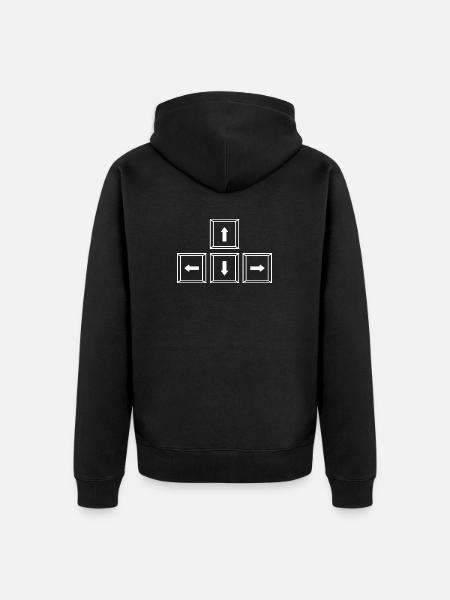 Gaming Computer Gamer Gaming Gamer - Unisex Premium Organic Zip Hoodie - black