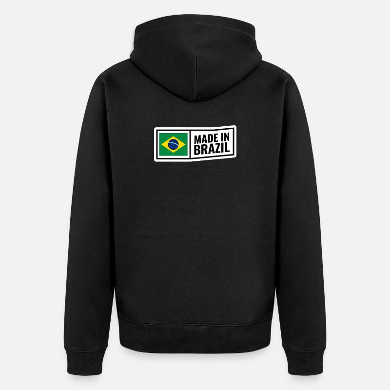 Brésil - Veste à capuche bio Premium Unisexe - noir