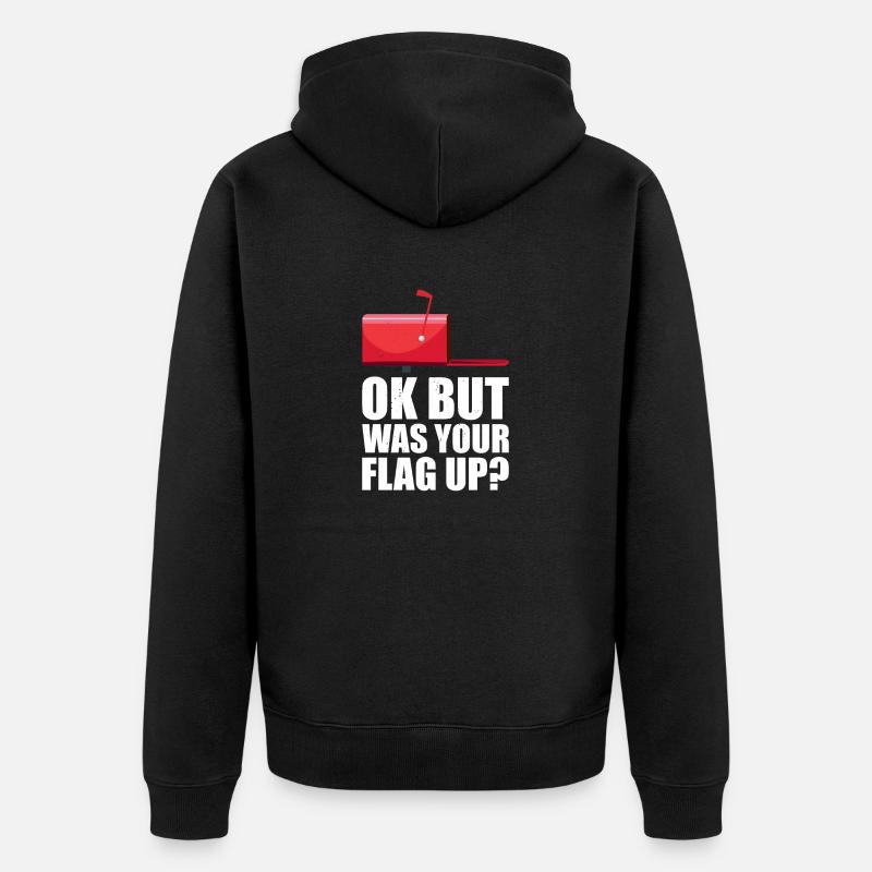 Postbote Postbotin Post Briefträger - Unisex Premium Bio Zip Hoodie - Schwarz